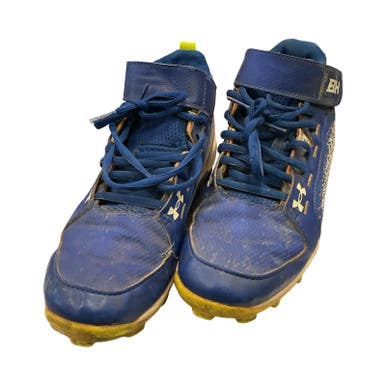 Used Under Armour BH BB/SB Cleats Royal Blue Junior 04 11859-S000025349