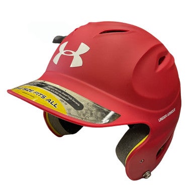 Used Under Armour UABH100 Batting Helmet No Mask Red MD 11859-S000025342