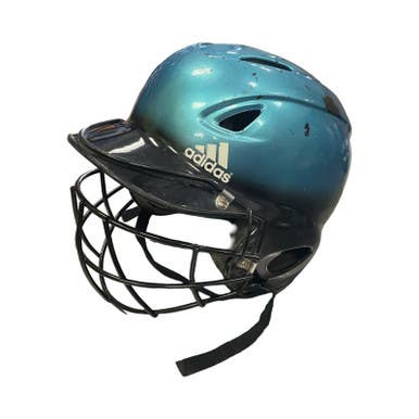 Used Adidas Batting Helmet w/Mask Carolina Blue XS 11859-S000025305