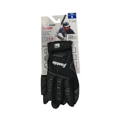 Used Franklin BB/SB Batting Gloves Navy And White Youth 11859-S000025289