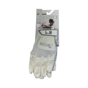 Used Franklin BB/SB Batting Gloves Navy And White MD 11859-S000025291