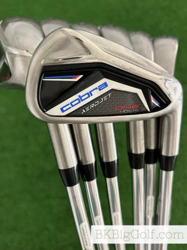 Cobra King Aerojet One Length Iron Set 5-G / KBS Tour Lite One Length Regular