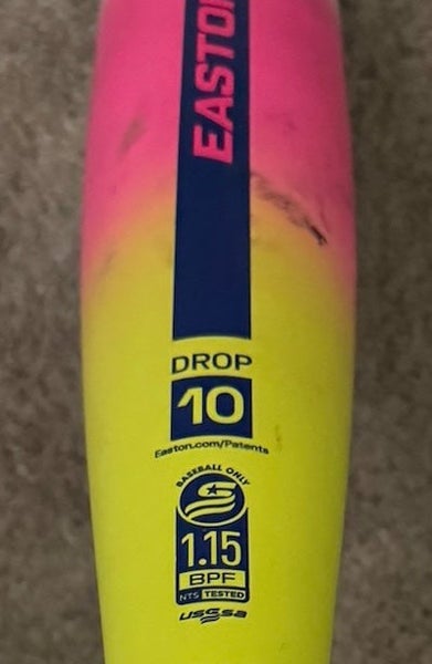 Easton EUT6DUB5 USSSA Certified Bat (-10) 20 oz 30" (Used)