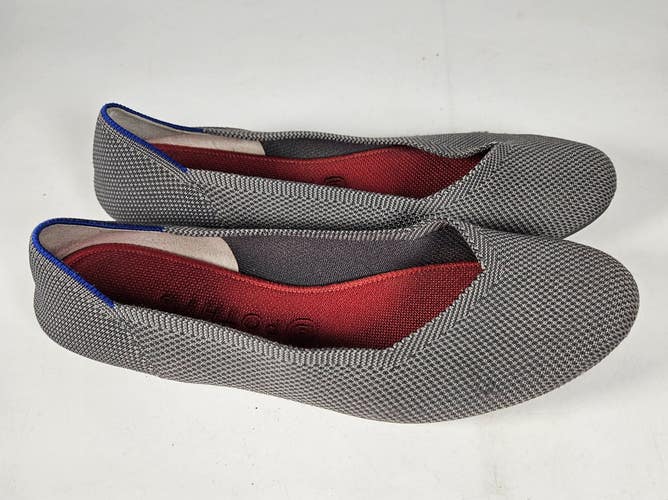 Rothy's The Flat Gray Round Toe Size: 10.5 Ballet Slip On Travel Textile