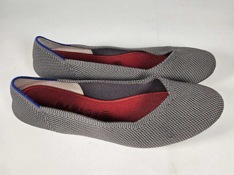 Rothy's The Flat Gray Round Toe Size: 10.5 Ballet Slip On Travel Textile