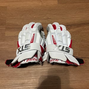 STX Surgeon RZR2 Lacrosse Gloves Medium (New)