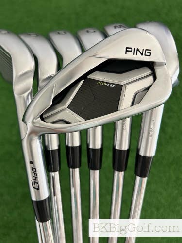 LH Ping G430 Iron Set 5-U / Ping AWT 2.0 Stiff
