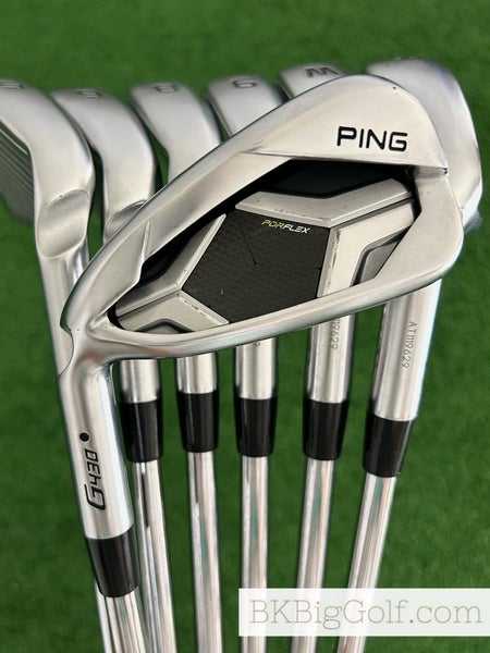 LH Ping G430 Iron Set 5-U / Ping AWT 2.0 Stiff