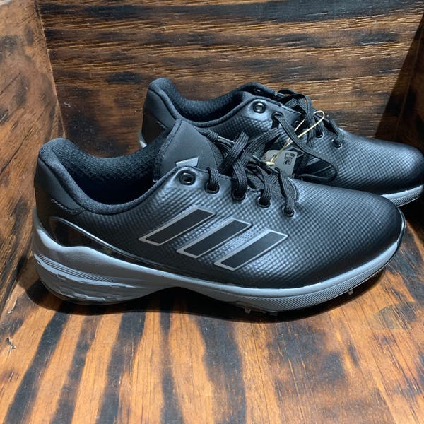 Adidas ZG23 Mens Pro Golf Shoes Cleats Spikes, Black Gray, Pick