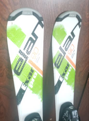 90cm Kids Skis ELAN EXPLORE PRO with Jr. ELAN ESP 4.5 Adjustable Bindings *USED*