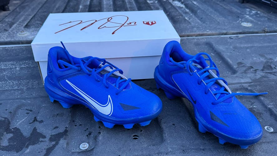 Blue Kid's 5.5Y (Big Kids / Youth) Youth Nike Force Trout 8 Pro MCS Low Top Molded Cleats