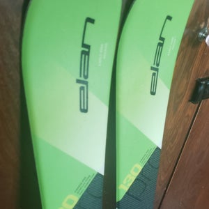 130cm ELAN EXPLORE PRO Jr. Skis w/ ELAN ESP 7.5 EZ ADJUST Bindings *USED* READY TO USE