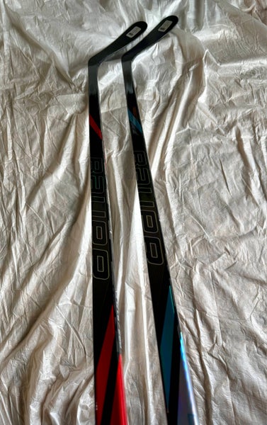 Bundle 2 X Bauer NEXUS TRACER Hockey Stick | 87 Flex P92 Curve | Senior Right Hand (Blue & Red)