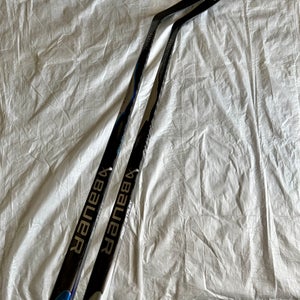 Bundle 2 X Bauer VAPOR FLYLITE Hockey Stick | 87 Flex P92 Curve | Senior Right Hand (Blue & White)