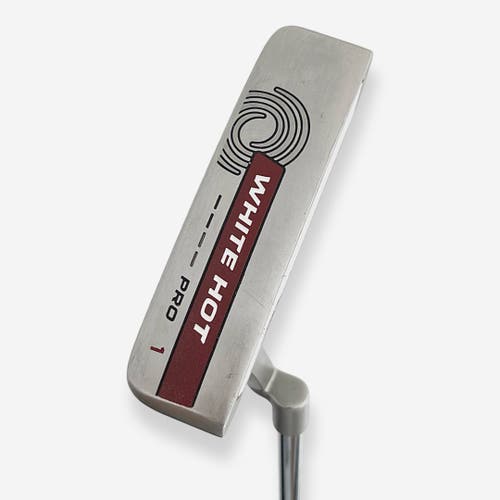 Odyssey White Hot Pro 1 Putter Right Handed Steel Shaft 34.5” W/ Headcover