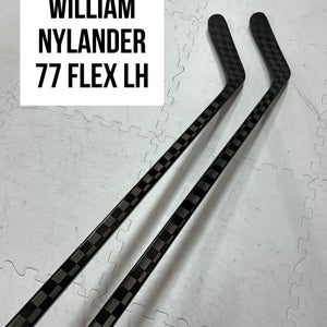 Senior(2x)Left Willy Nylander 77 Flex ProBlackStock™ Toe Pattern Unbranded Pro Stock Hockey sticks