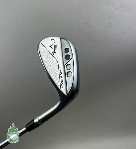 Right Handed Callaway Jaws Raw S Grind Wedge 54*-10 Wedge Flex Steel Golf Club