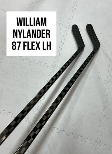 Senior(2x)Left Willy Nylander 87 Flex ProBlackStock™ Toe Pattern Unbranded Pro Stock Hockey sticks