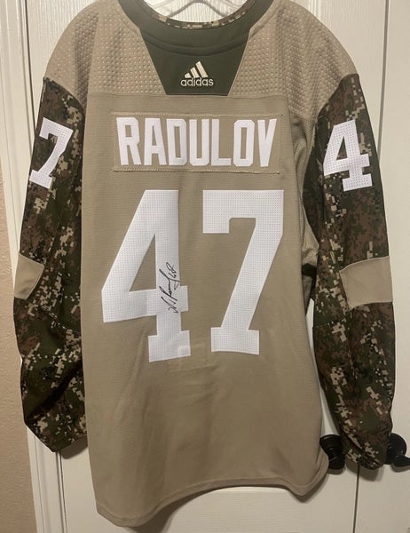Signed Alexander Radulov Dallas Stars MiC Military Appreciation Jersey