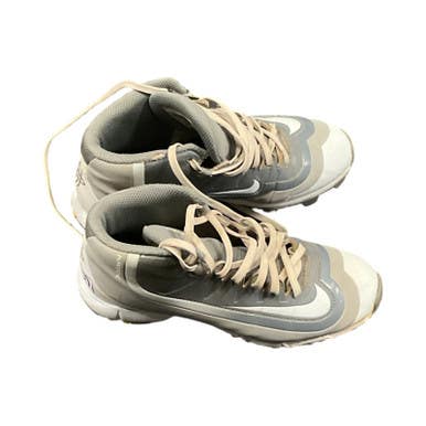Used Nike HUARACHE BB/SB Cleats Grey Junior 03 11859-S000023870