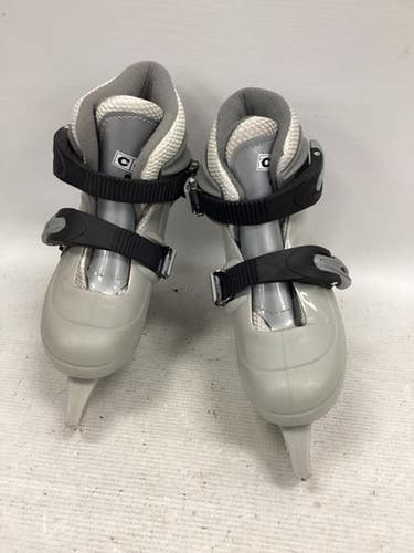 Used CCM TYKE Boys Softboot Skate Grey Adjustable 11851-S000037682