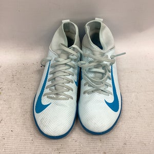 Used Nike MERCURIAL Soccer Indoor Shoes Carolina Blue Junior 02 11851-S000037671