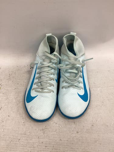 Used Nike MERCURIAL Soccer Indoor Shoes Carolina Blue Junior 02 11851-S000037671