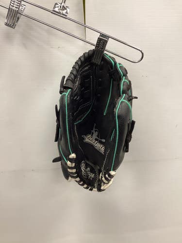 Used Rawlings FASTPITCH SOFTBALL BB/SB Glove RH Throw Black 11" 11851-S000037753