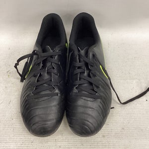 Used Nike TIEMPO Soccer Cleats Black Junior 04.5 11851-S000037786