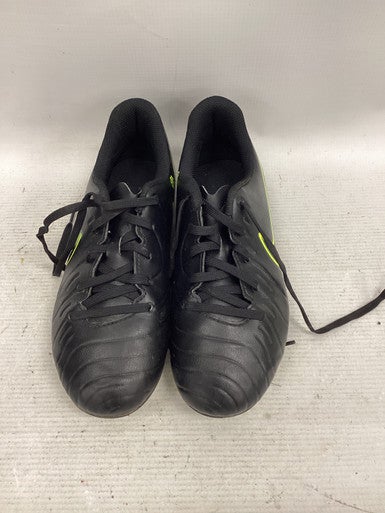 Used Nike TIEMPO Soccer Cleats Black Junior 04.5 11851-S000037786