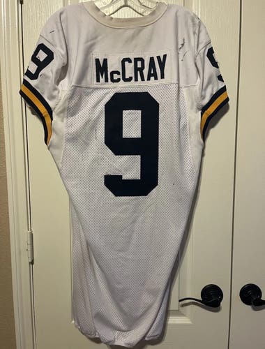Mike McCray Michigan Wolverines Game Worn Jersey