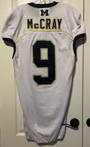 Mike McCray Michigan Wolverines Game Worn Jersey