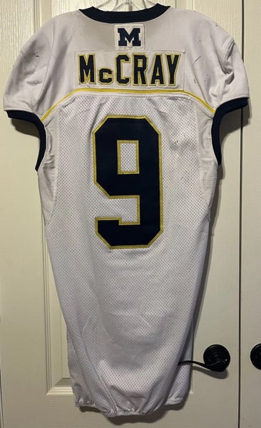 Mike McCray Michigan Wolverines Game Worn Jersey