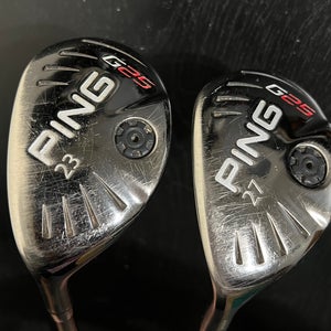 Ping G25 4H 23° 39", 5H 27° 39.5" Hybrid Set Left Handed Graphite Regular Flex
