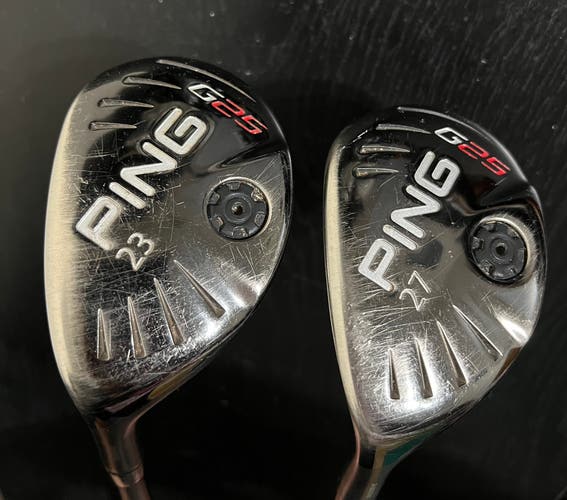 Ping G25 4H 23° 39", 5H 27° 39.5" Hybrid Set Left Handed Graphite Regular Flex