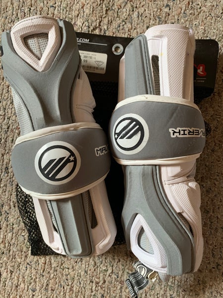 Maverik Rome Lacrosse Arm Pads – Large Adult – Used Protective Gear