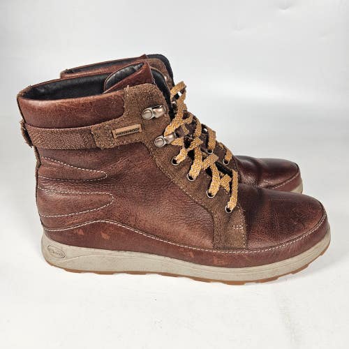 Chaco Sierra Womens Size: 8 Lace Up Waterproof Boots Brown Leather