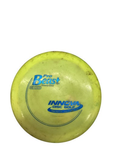 Used Innova PRO BEAST Disc Golf Driver Yellow 11347-S000255425
