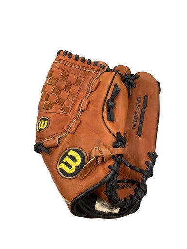 Used Wilson AZTEC SOFTBALL LARGE BB/SB Glove RH Throw Orange 12 1/2" 11347-S000255410
