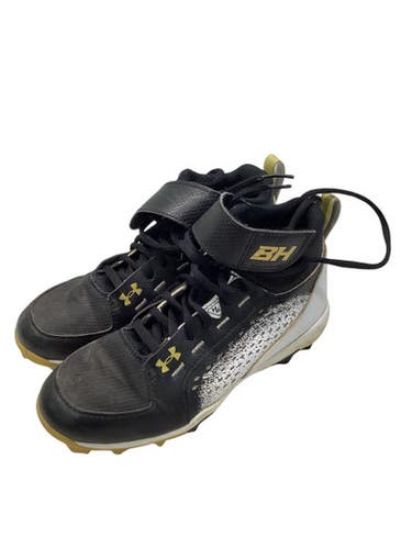 Used Under Armour BH BASEBALL CLEATS BB/SB Cleats Black Junior 03 11347-S000255381