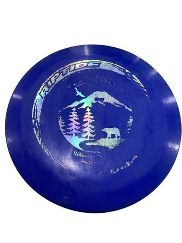 Used DGA GREAT NW OPEN RIPTIDE Disc Golf Driver Royal Blue 11347-S000255374