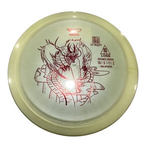 Used YIKUN DISCS DRAGON Disc Golf Driver Yellow 11347-S000255347