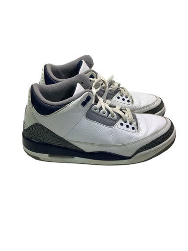 Used Jordan 3 RETRO Basketball Shoes M White And Navy Blue Senior 9.5 11347-S000255475