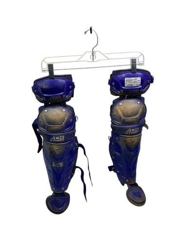 Used AD STARR SHIN GUARDS Catchers Leg Guards Royal Blue Intermed 11347-S000255465