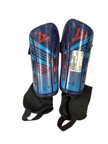 Used Brava Soccer Shin Guards Adult Royal Blue MD 11347-S000255452