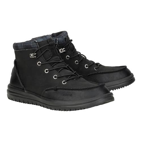 Hey Dude Bradley Classic 42067-001 Boots Men's US 10 Black Moc Toe Ankle PQ607