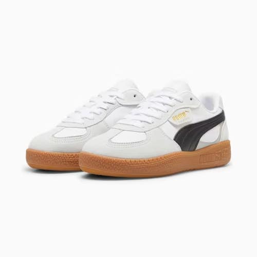Puma Palermo Moda 397727-01 Sneaker Women's US 9 White Black Leather Shoes PQ618