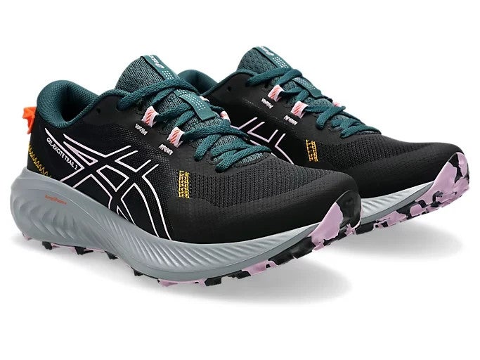 Asics Gel-Excite Trail 2 1012B412-003 Womens 5.5 Black Trail Running Shoes PQ627