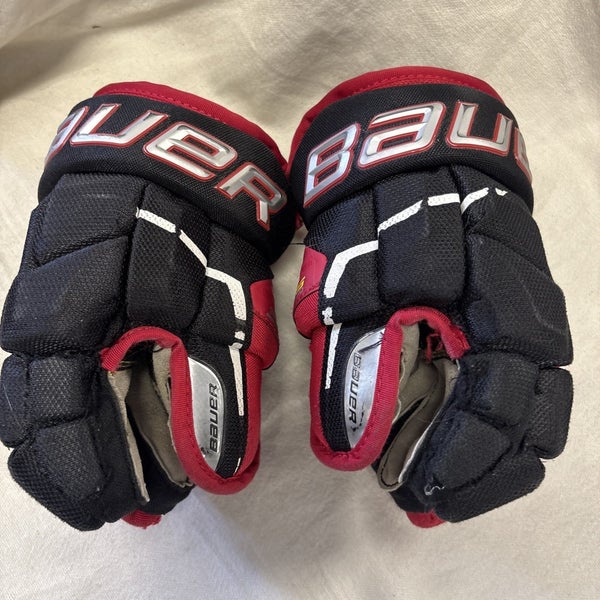 Junior Size 10 Inch Bauer Supreme 3S PRO Ice Hockey Player Gloves