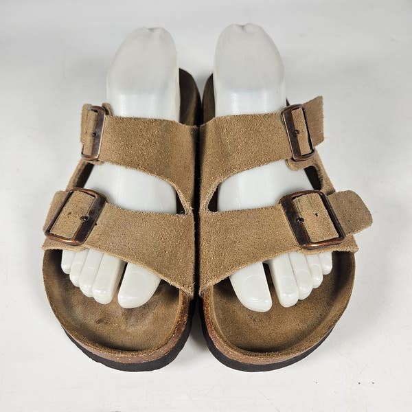 Tan Suede Betula Birkenstock sandals Birkenstock | Shoes | Birkenstock Betula Arizona Sandal Mens  main image 3